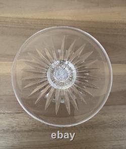 Antique Brilliant Period Cut Crystal 7 3/4 Wine Glasses Star Set of 4 Great