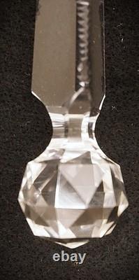 Antique Cut Victorian Style 7 Glass Crystal Chandelier Prisms Set of 15