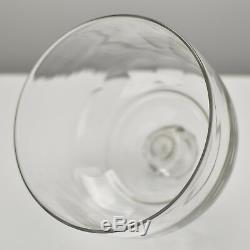 Antique French Cut Clear Crystal Cheese Dome / Bell / Cloche by Baccarat c. 1880