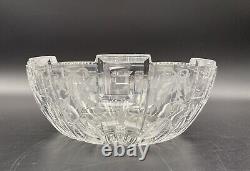 Antique Hawkes Abp American Brilliant Neoclassical Cut Glass Castle Crystal Bowl