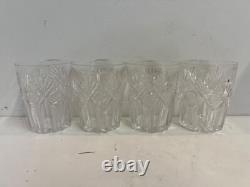 Antique Hawkes Brunswick Cut Glass Crystal Set of 4 Old Fashioned Glasses