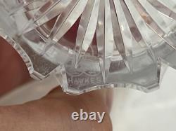 Antique Hawkes Brunswick Cut Glass Crystal Set of 4 Old Fashioned Glasses