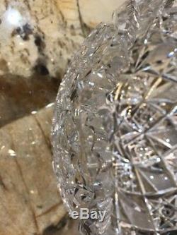 Antique Hawkes Cut Crystal Bowl. UTX