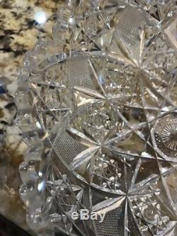 Antique Hawkes Cut Crystal Bowl. UTX