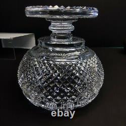 Antique Irish Tipperary Waterford Glass Cut Crystal Bowl Georgian Centerpiece