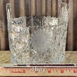 Antique McKee Innovations Crystal Cut Glass Ice Bucket, 1800's-1900's