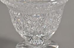 Antique Original Vintage Brilliant Crystal Cut Glass Candy Dish Bowl Lidded Jar