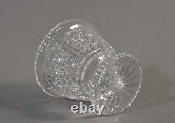 Antique Original Vintage Brilliant Crystal Cut Glass Candy Dish Bowl Lidded Jar