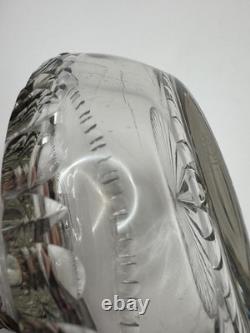Antique Signed Libbey Cut Glass Vase 12 American Brilliant Period Crystal 1910