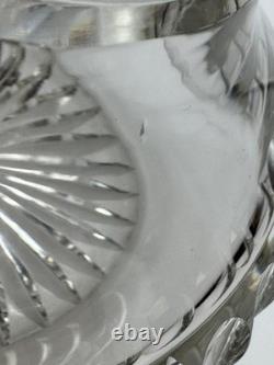 Antique Signed Libbey Cut Glass Vase 12 American Brilliant Period Crystal 1910