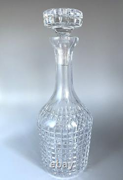 Antique Victorian Cut Crystal Glass Decanter Orig Stopper Pre ABP