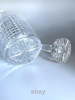 Antique Victorian Cut Crystal Glass Decanter Orig Stopper Pre ABP