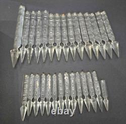 Antique / Vintage Glass / Crystal Cut Prisms Entire Lot
