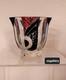 Art Deco Cut Crystal Etched Glass Overlay Art Glass Bowl Vase