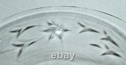 Art Deco era Cut Crystal GLASS COMPOTE w STERLING Silver BASE VERY FINE Hawkes