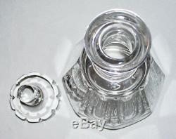 BACCARAT Beautiful Solid Crystal Cut DECANTER withCut STOPPER (Tallyrand)France