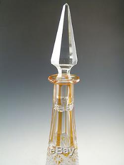 BACCARAT Crystal Cut-to-Clear TSAR Decanter 16 3/4