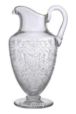 BACCARAT Crystal Michelangelo Cut Water Jug / Pitcher 8