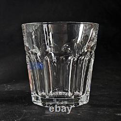 BACCARAT HARCOURT TRIPLE OLD FASHIONED GLASS, Cut Crystal, 4 3/4, Made in France