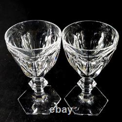 BACCARAT HARCOURT-VERSAILLES RED WINE GLASS, Cut Lead Crystal, 6 1/8, 8 Oz, 2PC
