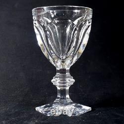 BACCARAT HARCOURT-VERSAILLES RED WINE GLASS, Cut Lead Crystal, 6 1/8, 8 Oz, 2PC