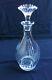 BACCARAT MASSENA 11.25 Cut French Crystal Decanter and stopper Never Used