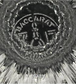 BACCARAT MASSENA AMERICAN WHITE WINE GLASSES (4), Cut Crystal, 6 3/8, 8 Oz