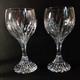 BACCARAT MASSENA AMERICAN WHITE WINE GLASSES, 6 1/8, 8 Oz, FRANCE, 2PCS