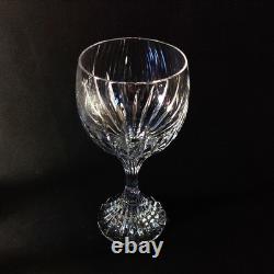 BACCARAT MASSENA AMERICAN WHITE WINE GLASSES, 6 1/8, 8 Oz, FRANCE, 2PCS
