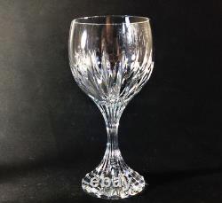 BACCARAT MASSENA AMERICAN WHITE WINE GLASS, Cut Crystal, 6 3/8, 8 Oz