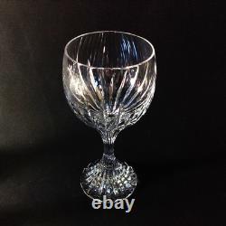 BACCARAT MASSENA AMERICAN WHITE WINE GLASS, Cut Crystal, 6 3/8, 8 Oz