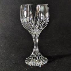 BACCARAT MASSENA BORDEAUX WINE GLASS, Cut Crystal, 5 7/8, 8 Oz, Made In FRANCE