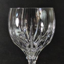 BACCARAT MASSENA BORDEAUX WINE GLASS, Cut Crystal, 5 7/8, 8 Oz, Made In FRANCE