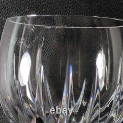 BACCARAT MASSENA BORDEAUX WINE GLASS, Cut Crystal, 5 7/8, 8 Oz, Made In FRANCE