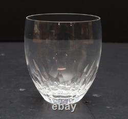 BACCARAT Signed Cut Crystal? Lorraine 3 5/8 Whiskey FLAT TUMBLER ROCKS Glass