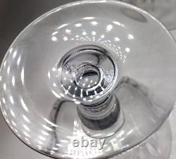 Baccarat Biarritz Champagne Glass Coupe Tall Sherbet Cut Crystal Stemware SET 6