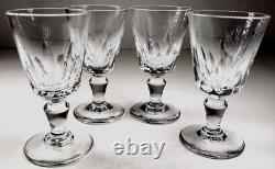 Baccarat Biarritz Cordial Glass Goblet Liquor Shot Cut Crystal Stemware 3 SET 4