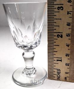 Baccarat Biarritz Cordial Glass Goblet Liquor Shot Cut Crystal Stemware 3 SET 4