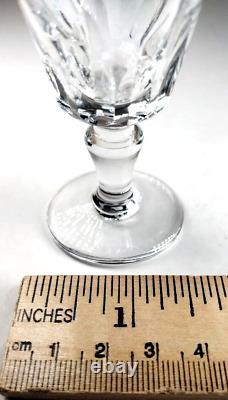 Baccarat Biarritz Cordial Glass Goblet Liquor Shot Cut Crystal Stemware 3 SET 4