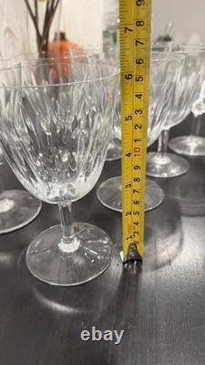 Baccarat Clear Cut Crystal Stemmed Wine Glass Set, 8-Piece 6 oz