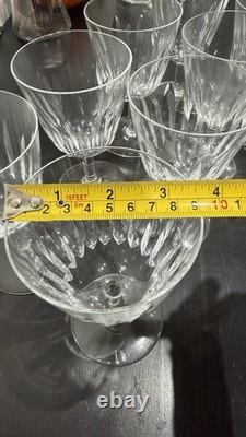 Baccarat Clear Cut Crystal Stemmed Wine Glass Set, 8-Piece 6 oz