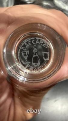 Baccarat Clear Cut Crystal Stemmed Wine Glass Set, 8-Piece 6 oz