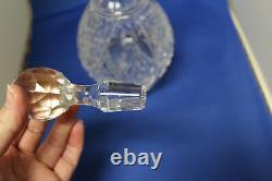 Baccarat Colbert Crystal Decanter & Stopper Cut Glass Design