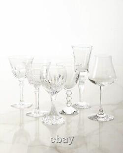 Baccarat Completed Set of Assorted Wine Glasses, Set of 6