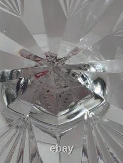 Baccarat Crystal LAGNY Pattern Rose Cut to Clear Rhine Hock Wine Glass 8 H BOX