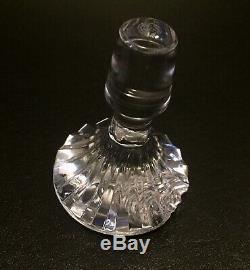Baccarat Crystal Massena Decanter with Stopper 11 1/4 H Clear Cut Glass