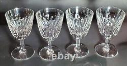 Baccarat Cut Crystal Cote D'Azur 5 1/4 Wine Glasses Set Of 4