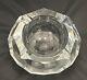 Baccarat Diamond Cut Crystal Ashtray France Art Glass Octagonal 6.75 Heavy Big