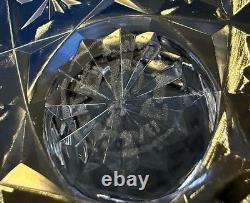 Baccarat Elbeuf Cut Crystal Wine / Cocktail Glass 7.375 in Tall, 3.25 in Diam