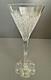 Baccarat Elbeuf Cut Crystal Wine / Cocktail Glass 7 3/8 Tall, 3.25 Diameter